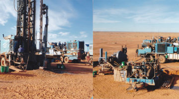 Drillers Media Gravel Pack used in bore testing drilling project